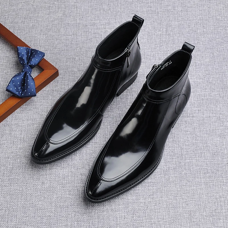 Ботинки Briti Sle, мужские ботинки Busin High Top Leather oes arp, ботинки с острым носком, модные ботинки на молнии
Ботинки Briti Sle, мужские ботинки Busin High Top Leather oes arp, ботинки с острым носком, модные ботинки на молнии