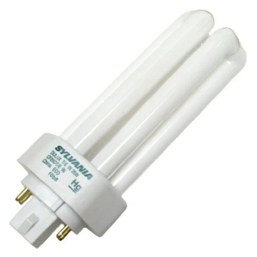 10 Pack 20882 CF26DT/E/IN/841/ECO 26-Watt 4100K 4-Pin Triple Tube Compact Fluorescent Lamp
10 Pack 20882 CF26DT/E/IN/841/ECO 26-Watt 4100K 4-Pin Triple Tube Compact Fluorescent Lamp