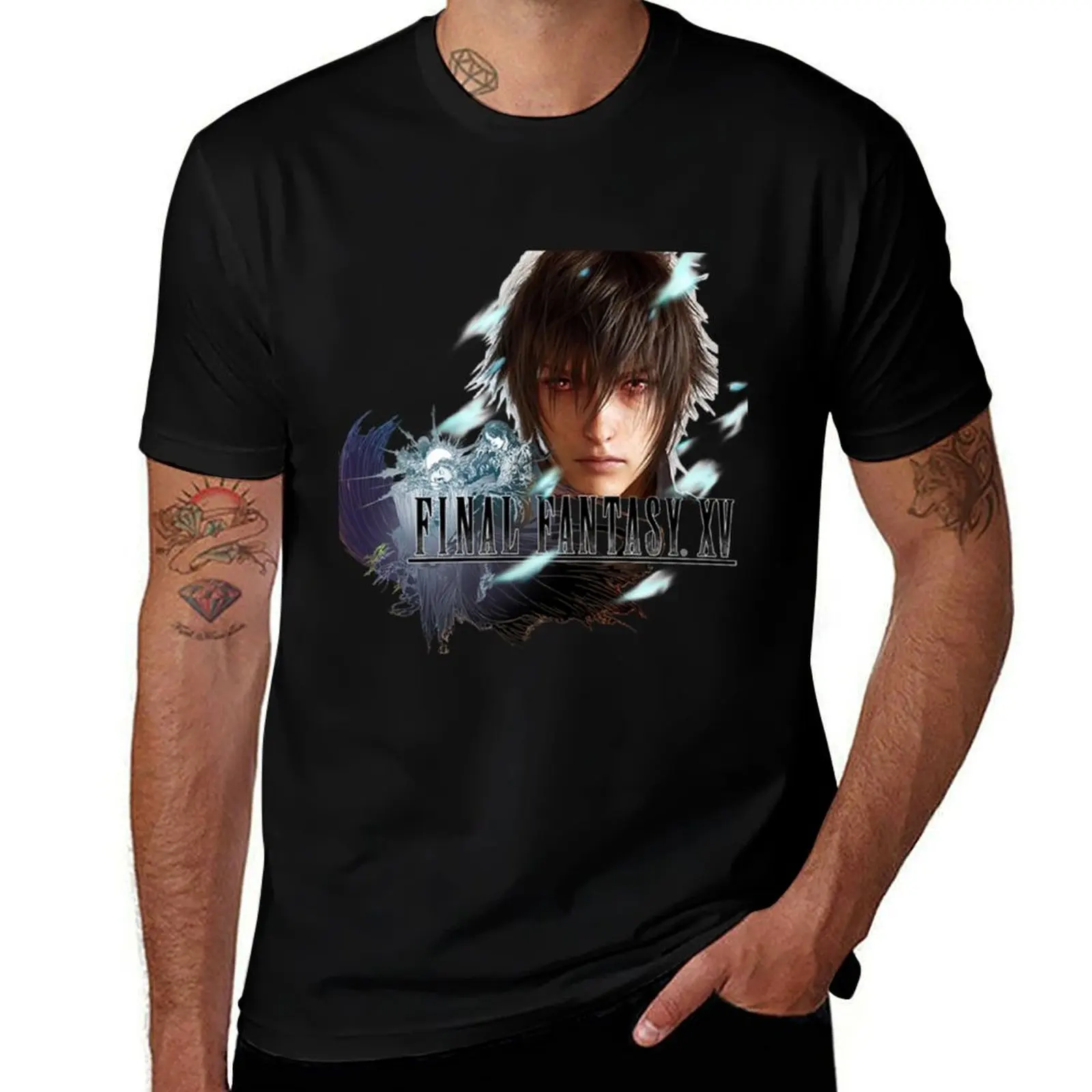 Noctis Lucis Caelum T-Shirt man tshirt black cotton t-shirt plain for man package
Noctis Lucis Caelum T-Shirt man tshirt black cotton t-shirt plain for man package