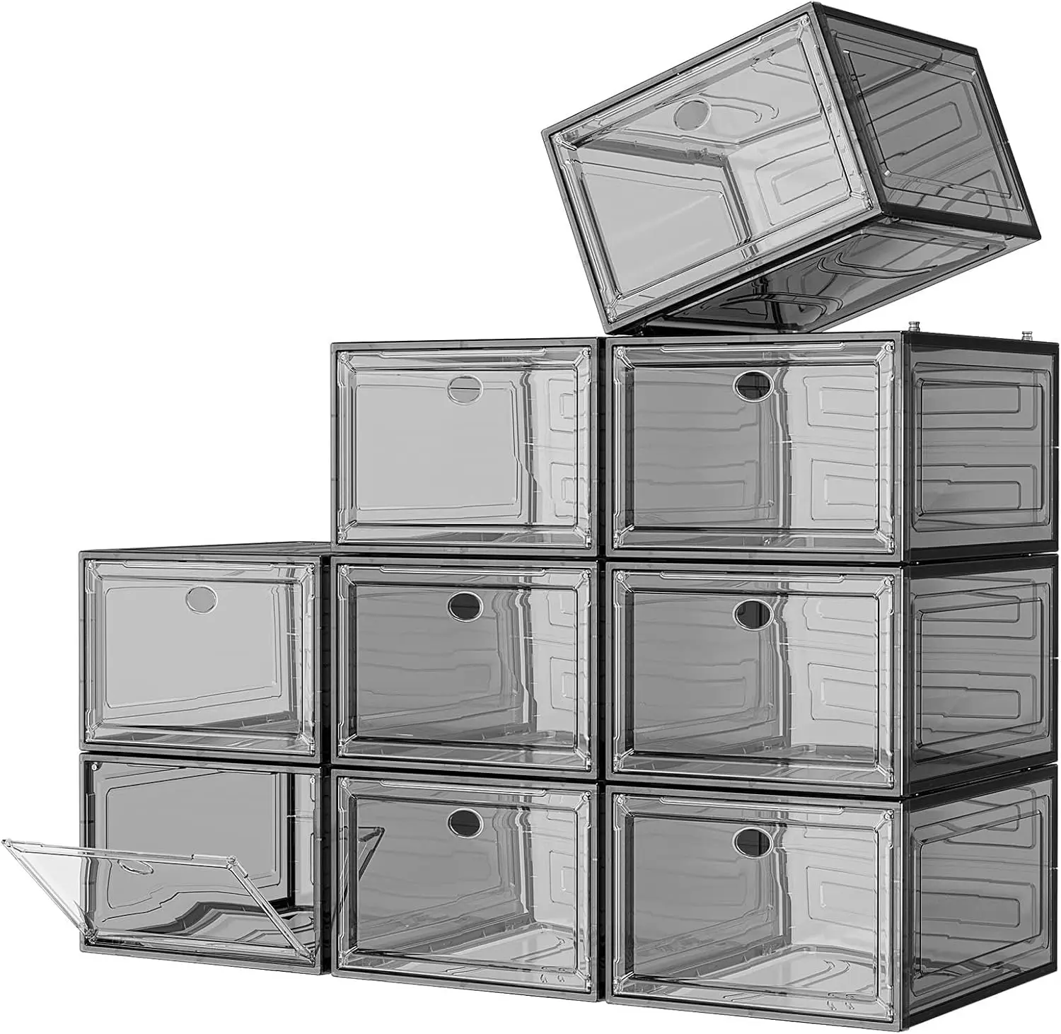 Large Clear Shoe Boxes Organizer【Thicker Material】 Stronger Shoe Box with Magnetic Door, Stackable Shoe Storage Box for。
Large Clear Shoe Boxes Organizer【Thicker Material】 Stronger Shoe Box with Magnetic Door, Stackable Shoe Storage Box for。