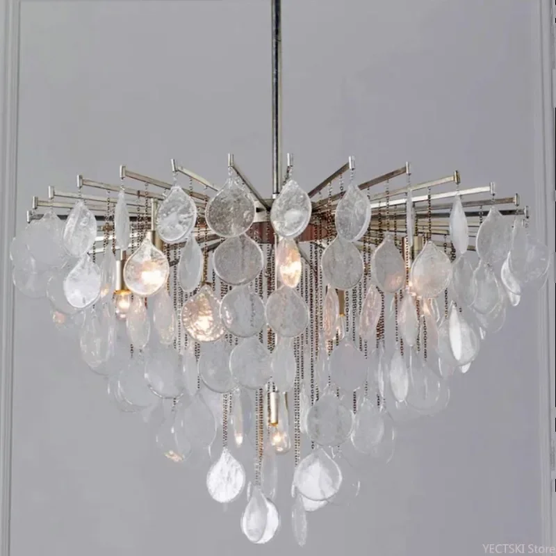 GHEUVNJ French high-end living room crystal chandelier model room, store, modern bedroom, study, Italian atmospheric lighting f
GHEUVNJ French high-end living room crystal chandelier model room, store, modern bedroom, study, Italian atmospheric lighting f