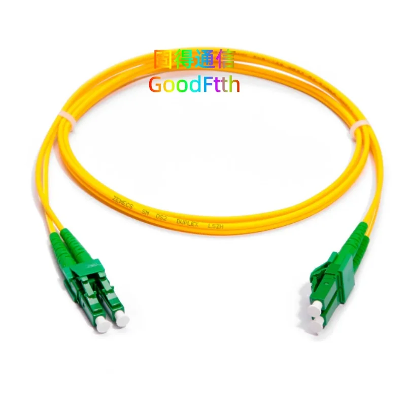Patch Cord Lead LC/APC to LC/APC SM G655 Duplex Cable Jumper GoodFtth
Patch Cord Lead LC/APC to LC/APC SM G655 Duplex Cable Jumper GoodFtth