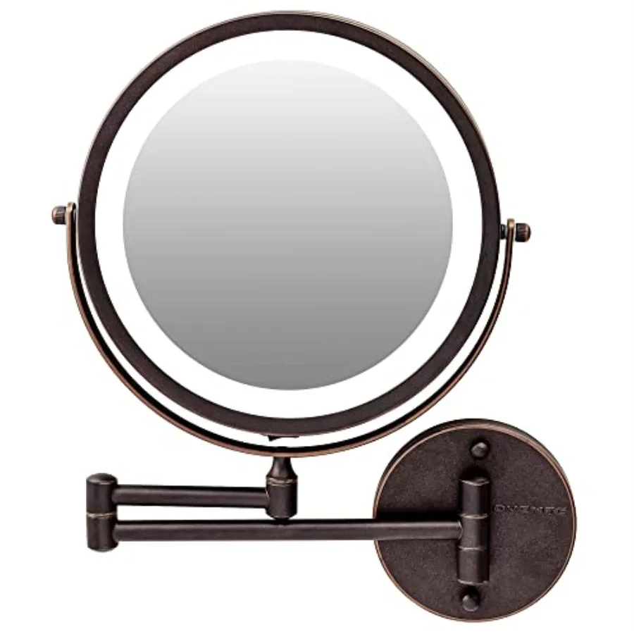 9" Lighted Wall Mount Makeup Mirror with 1X/ Cordless Double Sided Magnifying Round Vanity Mirror 360° Swivel Design Extendable
9" Lighted Wall Mount Makeup Mirror with 1X/ Cordless Double Sided Magnifying Round Vanity Mirror 360° Swivel Design Extendable