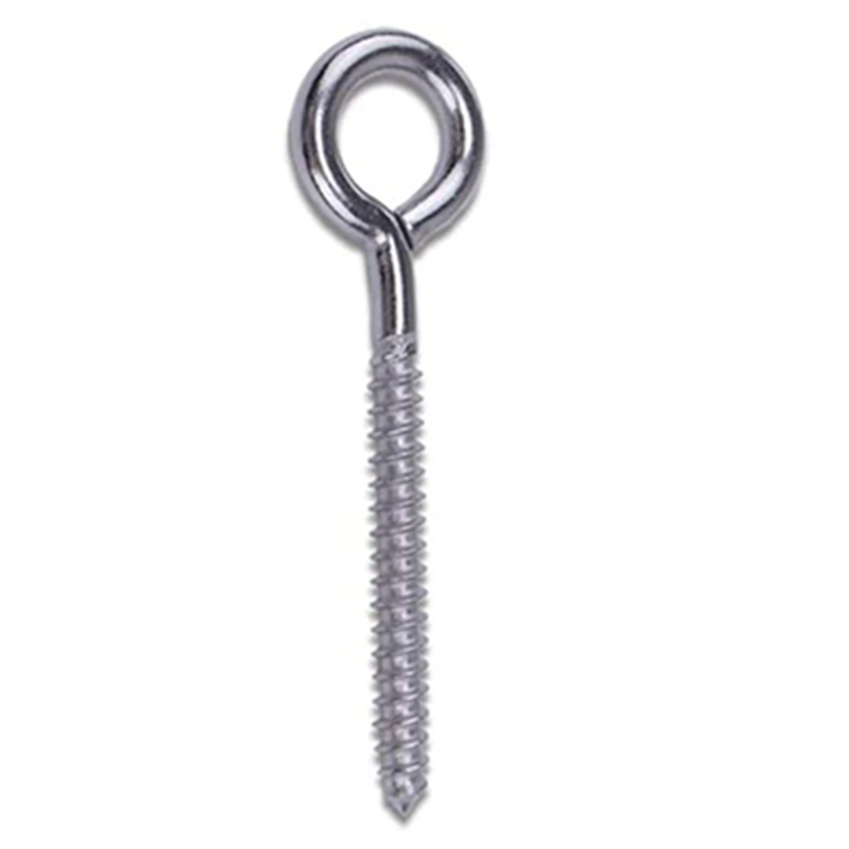 AS94-30 Pack Stainless Steel Eye Shape Screws Metal Hook Wood Terminal Ring Eyelet Hooks Self Tapping Screws M6
AS94-30 Pack Stainless Steel Eye Shape Screws Metal Hook Wood Terminal Ring Eyelet Hooks Self Tapping Screws M6