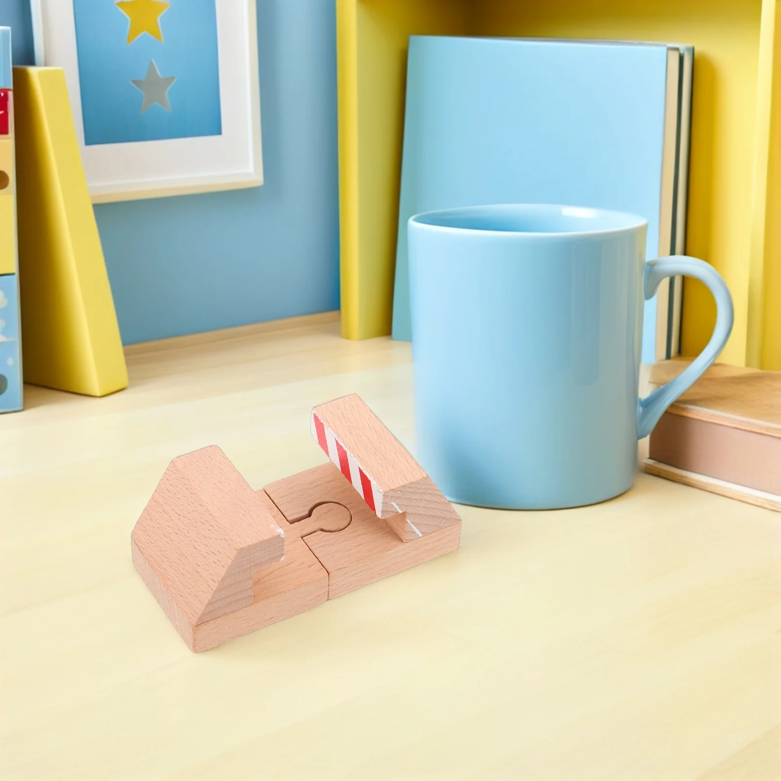 4Sets Wood Train Track End Bumper Buffer Stop Railway Connector Attachment Home Play Expansion Accessories Beige 1.8x1.3x0.5
4Sets Wood Train Track End Bumper Buffer Stop Railway Connector Attachment Home Play Expansion Accessories Beige 1.8x1.3x0.5