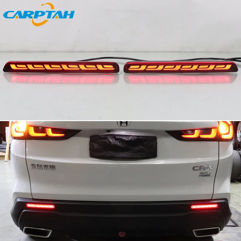 2PCS For Honda CR-V CRV 2023 2024 3-in-1 Functions 12V LED Bumper Light Brake Light Rear Fog Lamp Dynamic Turn Signal Reflector
2PCS For Honda CR-V CRV 2023 2024 3-in-1 Functions 12V LED Bumper Light Brake Light Rear Fog Lamp Dynamic Turn Signal Reflector