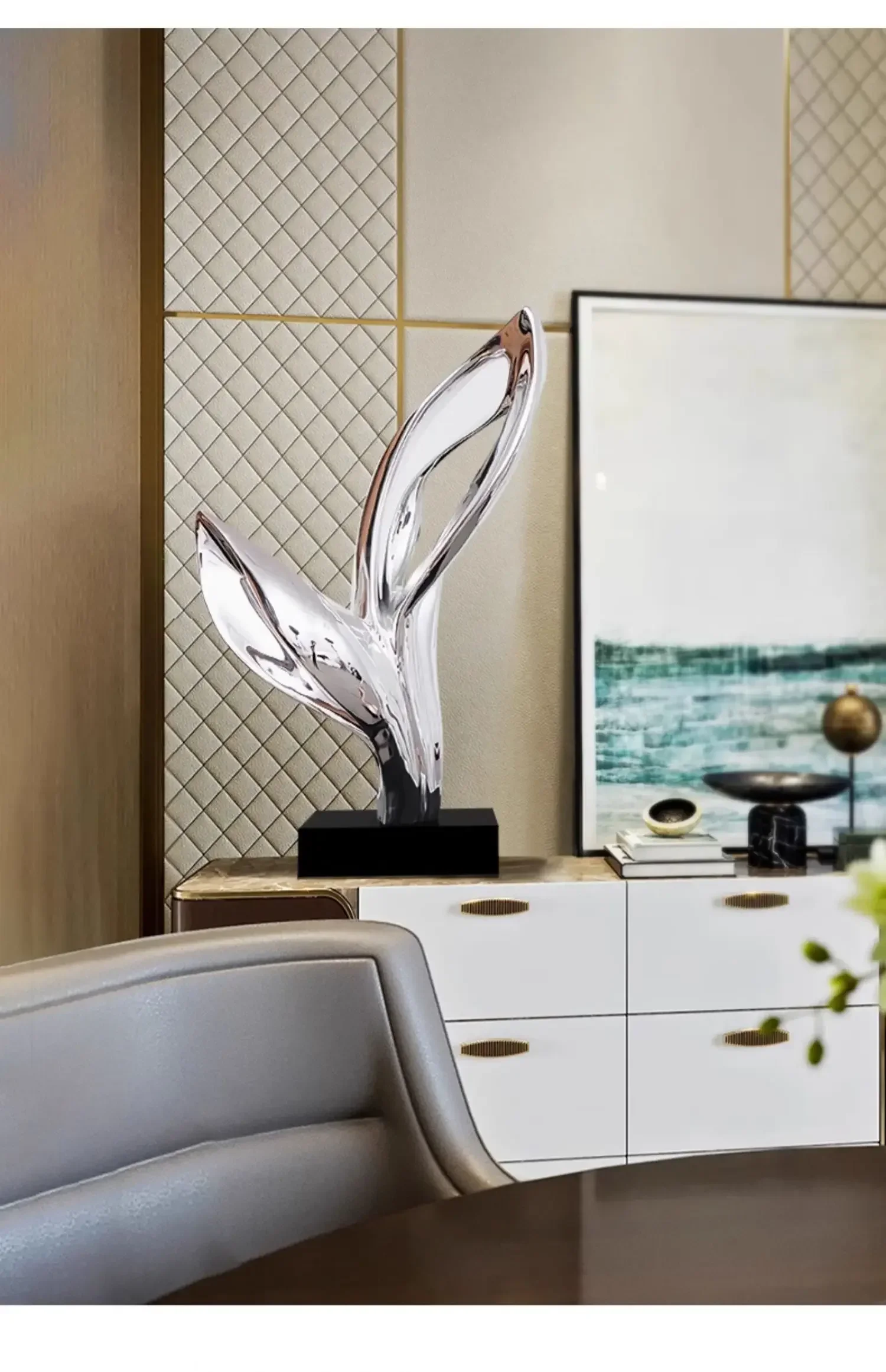 X188 Living Room Entrance Lucky Art Hotel Lobby Club Abstract Decorations Electroplating Sculptured Ornaments
X188 Living Room Entrance Lucky Art Hotel Lobby Club Abstract Decorations Electroplating Sculptured Ornaments