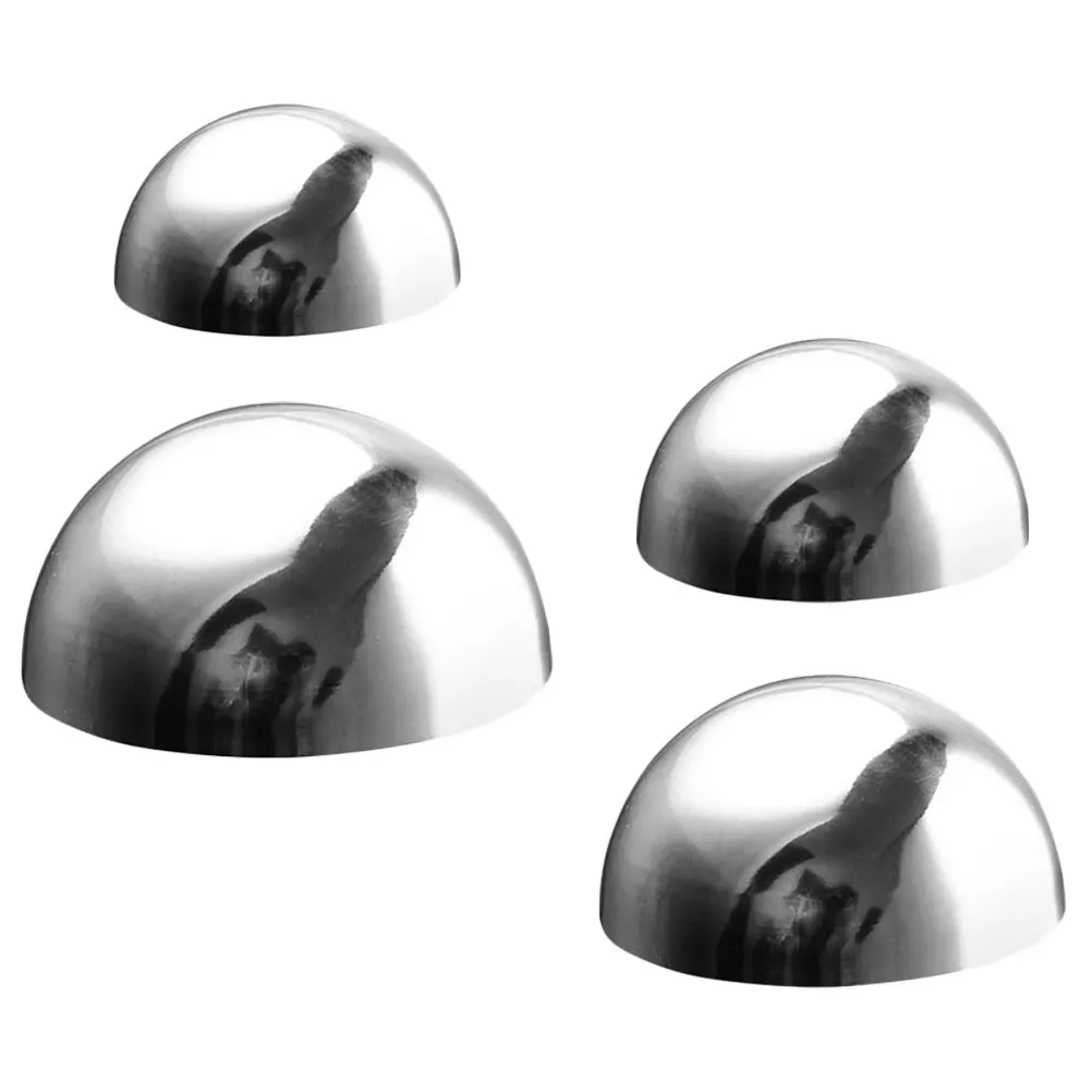 4Pcs Reflective Balls Stainless Steel Mirror Garden Decor 6.3cm 7.6cm 11.4cm 16cm Silver Half Sphere Night Safety Durable
4Pcs Reflective Balls Stainless Steel Mirror Garden Decor 6.3cm 7.6cm 11.4cm 16cm Silver Half Sphere Night Safety Durable