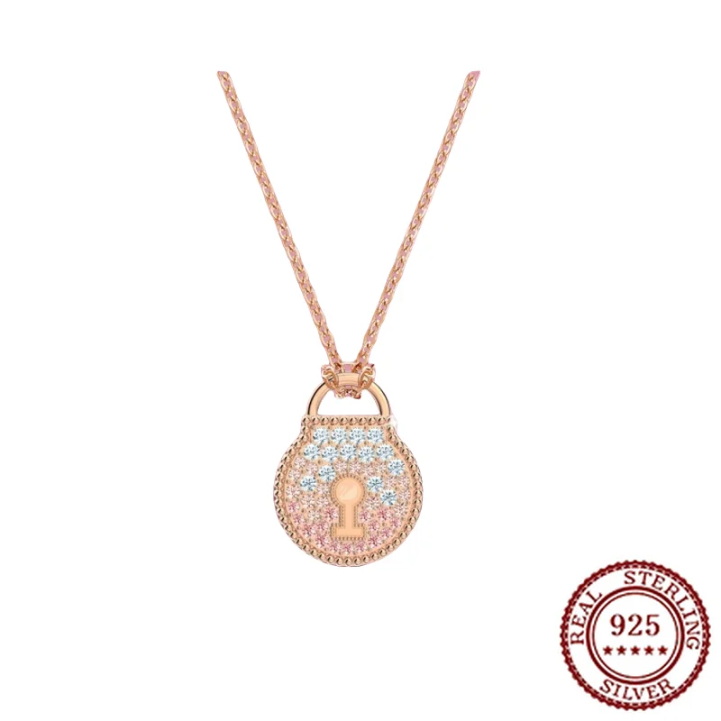 2025 New S925 Pure Silver Lock Love Necklace, High Quality Luxury Jewelry, Suitable for Women's Party Daily
2025 New S925 Pure Silver Lock Love Necklace, High Quality Luxury Jewelry, Suitable for Women's Party Daily