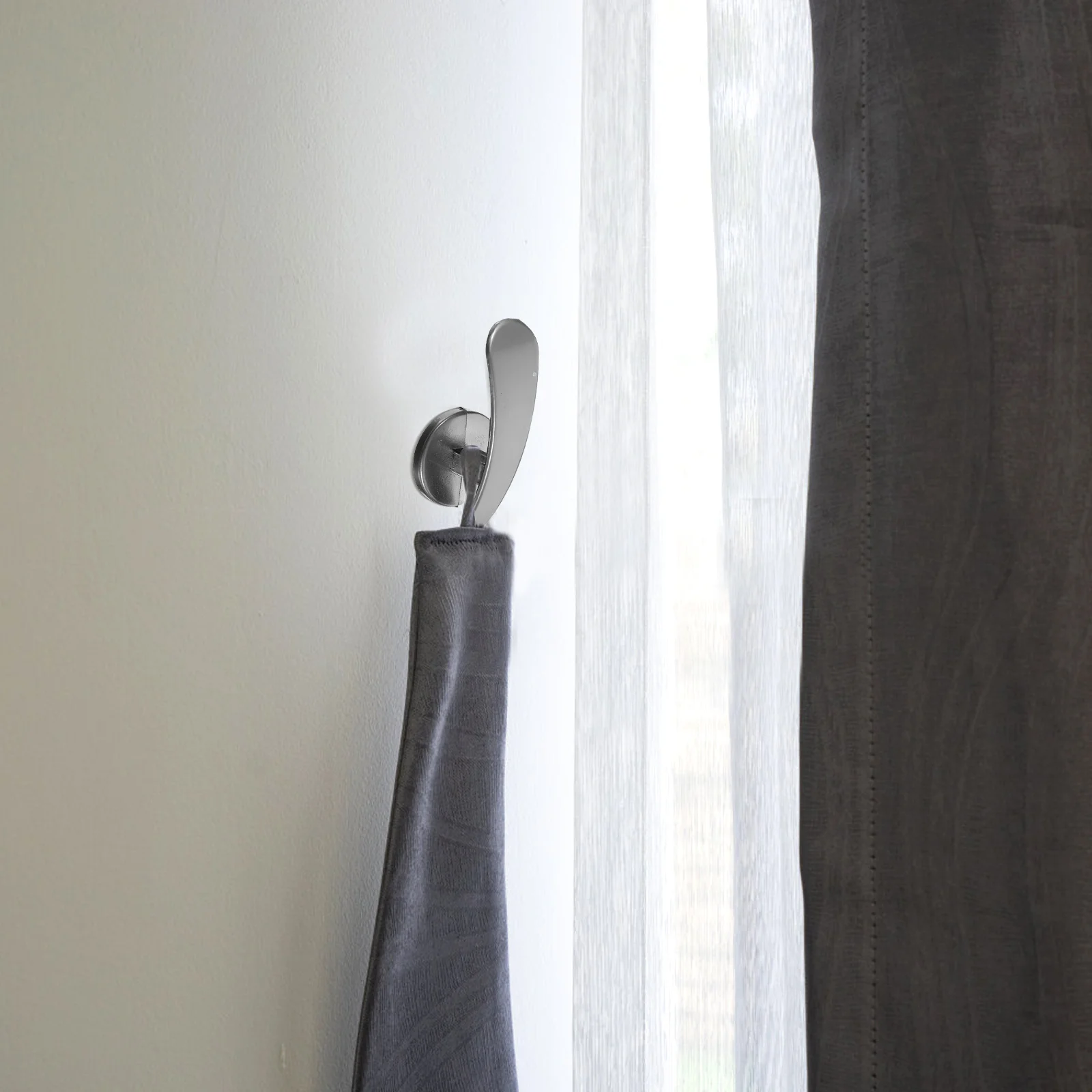 4Pcs Metal Curtain Holdbacks Wall Mounted Hooks Simple Design Drapery Tiebacks Window Curtain Holders Metal Hooks
4Pcs Metal Curtain Holdbacks Wall Mounted Hooks Simple Design Drapery Tiebacks Window Curtain Holders Metal Hooks