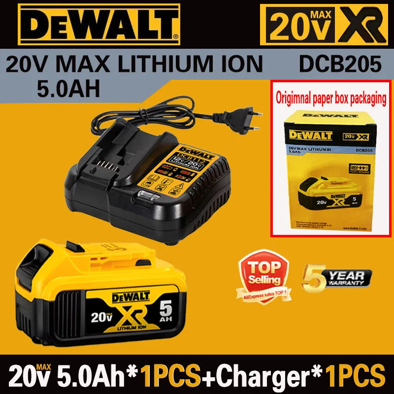 DCB205 Новая батарея Dewalt 20 В 5 Ач для DCB612 DCB609 DCB205 DCB200 DCB182 18650 литий-ионная батарея
DCB205 Новая батарея Dewalt 20 В 5 Ач для DCB612 DCB609 DCB205 DCB200 DCB182 18650 литий-ионная батарея