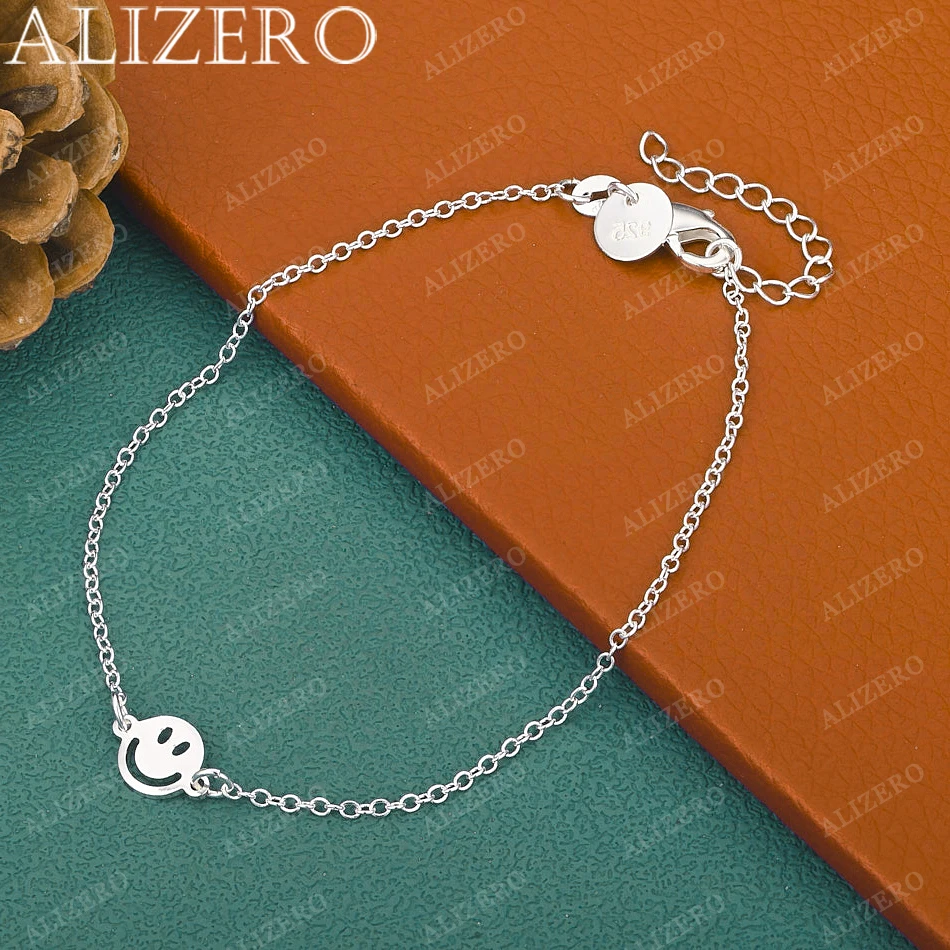 925 Sterling Silver Smile Chain Bracelet For Women Fashion Jewelry Classic Popular Party Accessories Holiday Gift
925 Sterling Silver Smile Chain Bracelet For Women Fashion Jewelry Classic Popular Party Accessories Holiday Gift