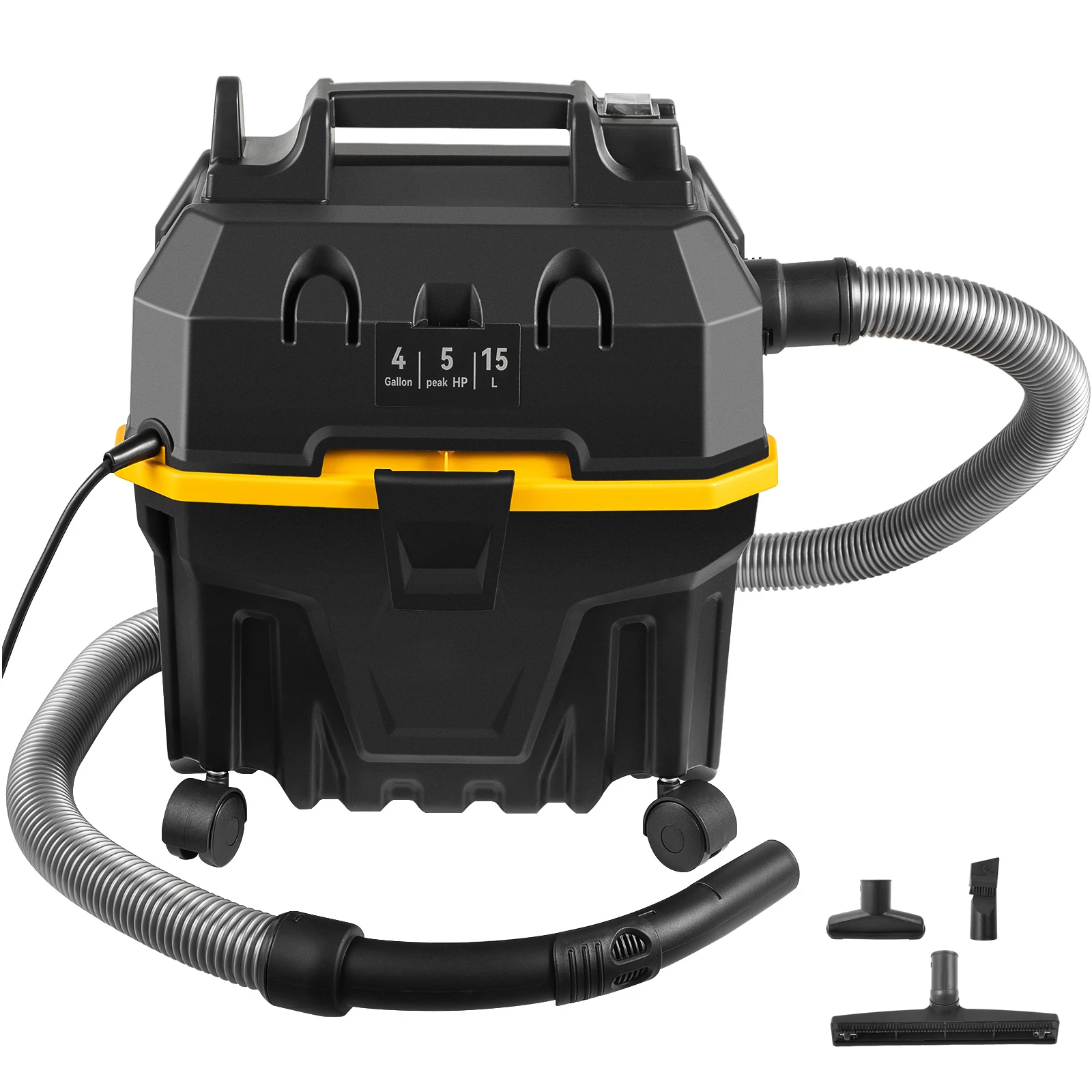 Wet Dry Vac, 4 Gallon, 5 Peak HP, 3 In 1 Shop Vacuum With Blowing Function Portable Attachments To Clean Floor, Upholstery, Gap
Wet Dry Vac, 4 Gallon, 5 Peak HP, 3 In 1 Shop Vacuum With Blowing Function Portable Attachments To Clean Floor, Upholstery, Gap