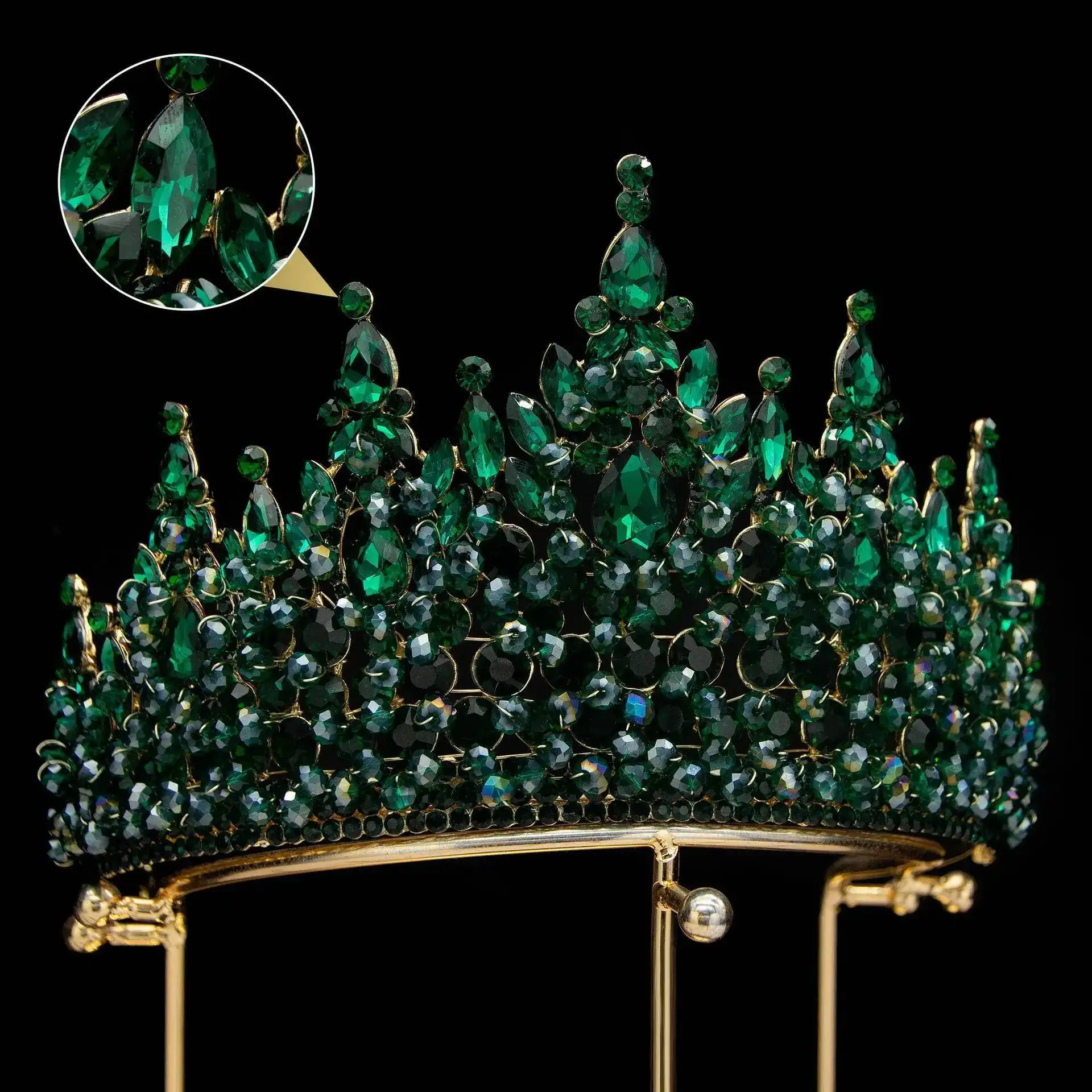 Baroque Queen Crowns Women Crystal Princess Bridal Tiara Crown For Wedding Headpiece Pageant Diadem Prom Bride Hair Jewelry
Baroque Queen Crowns Women Crystal Princess Bridal Tiara Crown For Wedding Headpiece Pageant Diadem Prom Bride Hair Jewelry