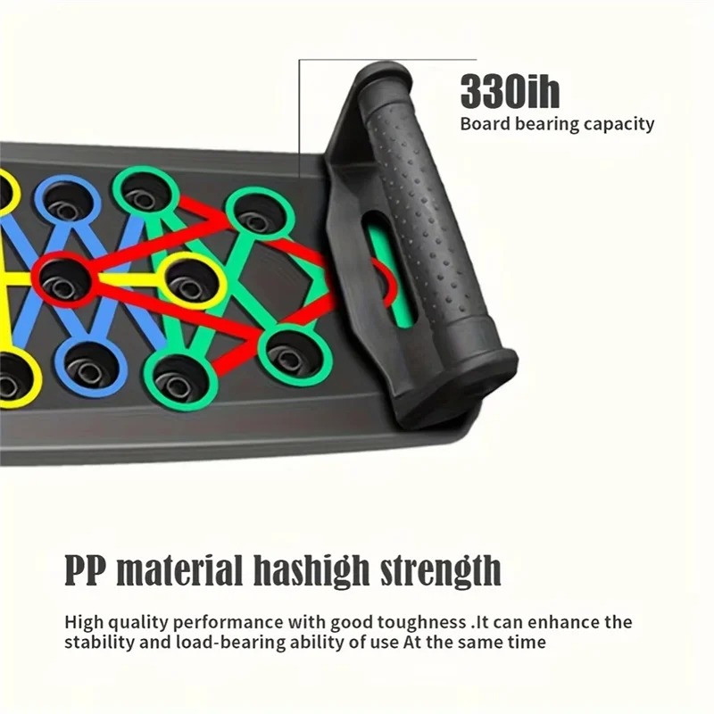 AA05 Portable Folding Push-Up Board Multi-Functional Anti-Slip Mat With Handle For Abdomen And Arms Pushup Stands System
AA05 Portable Folding Push-Up Board Multi-Functional Anti-Slip Mat With Handle For Abdomen And Arms Pushup Stands System