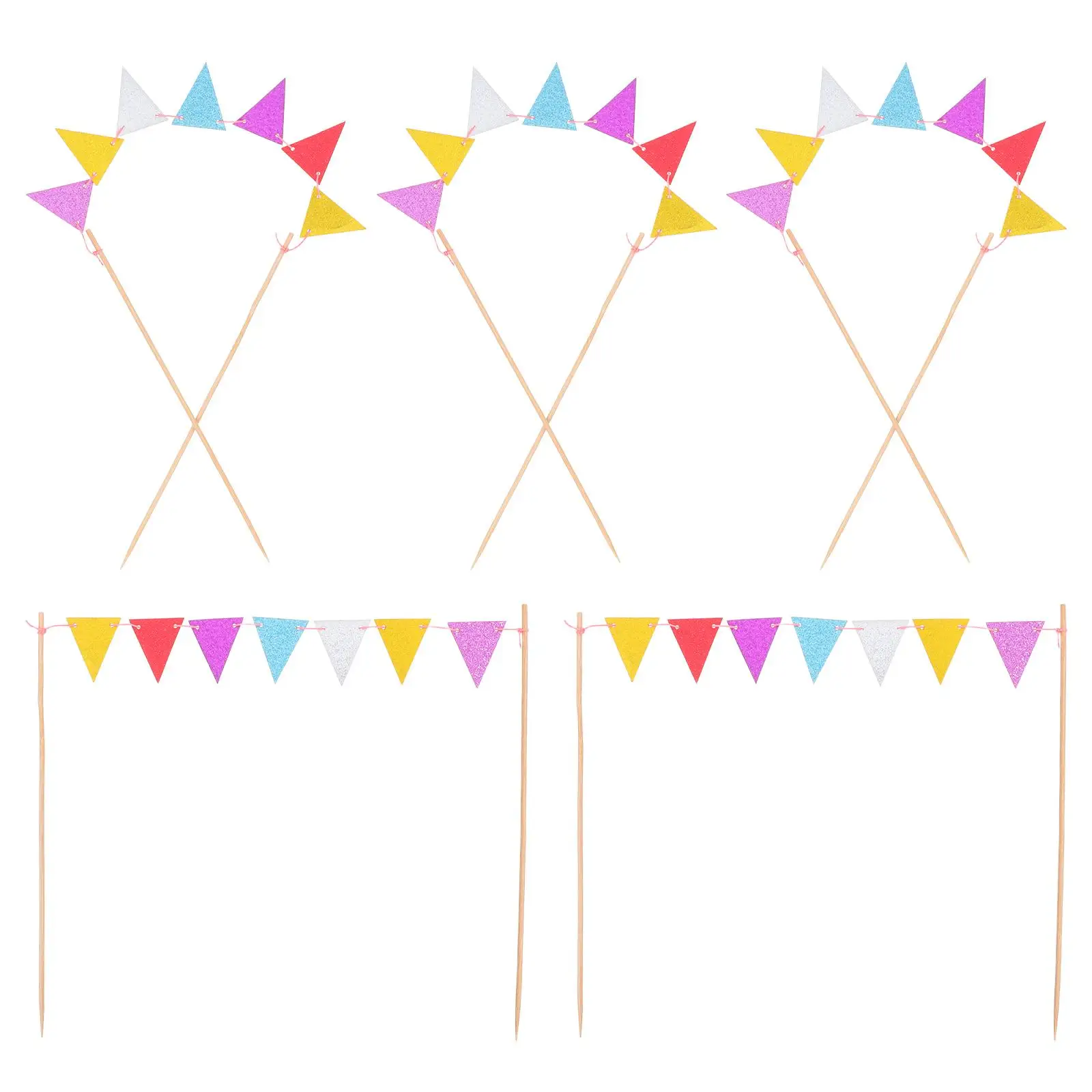 5pcs Cake Flags Birthday Triangle Picks Toppers Party Decorations Cupcake Ice Cream Fruit Cake Banner Accessories
5pcs Cake Flags Birthday Triangle Picks Toppers Party Decorations Cupcake Ice Cream Fruit Cake Banner Accessories