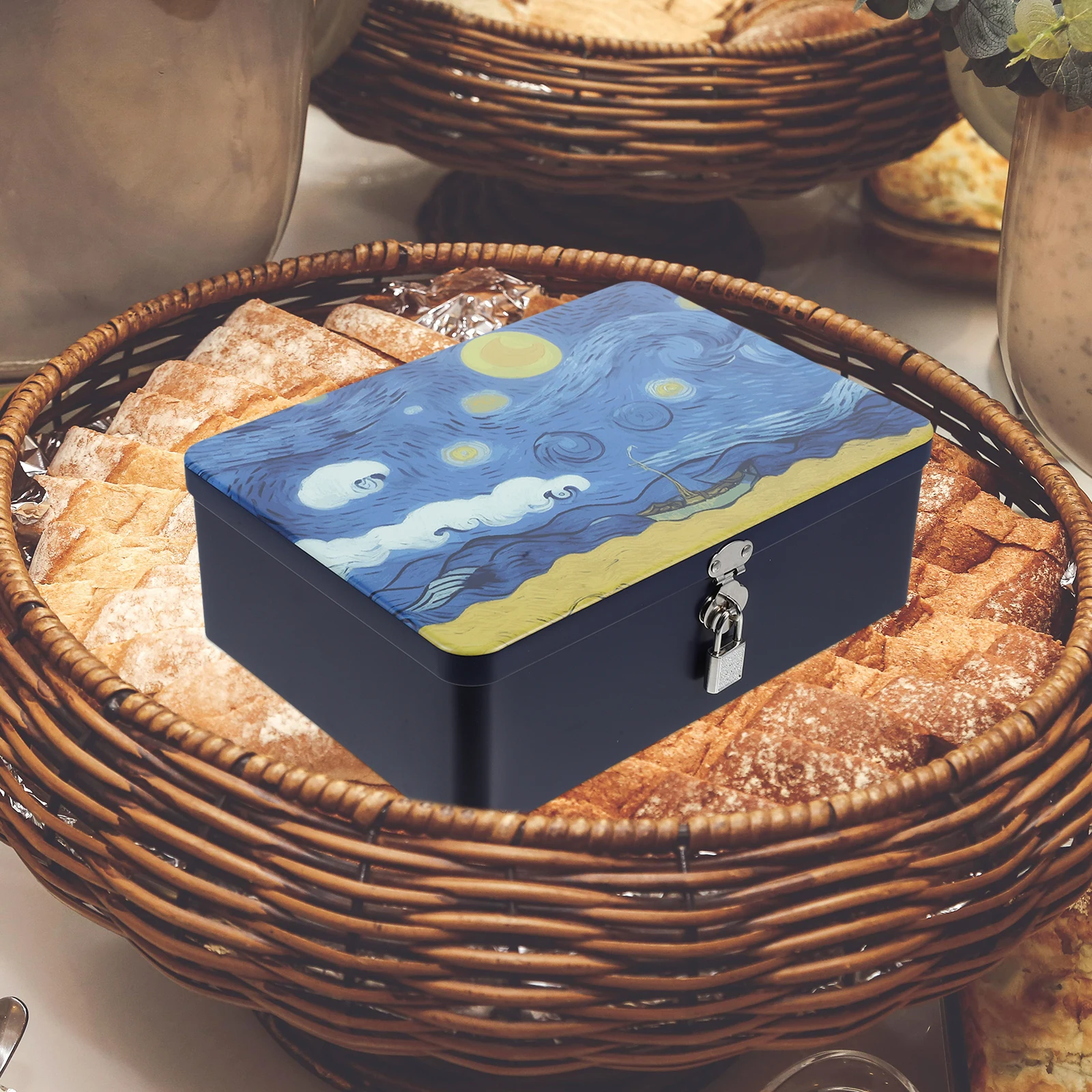 1pc Star Storage Box Cookie Containers Airtight Tinplate Jars Biscuits Candy Tins Lids Farmhouse Jar Desktop Baking Portable
1pc Star Storage Box Cookie Containers Airtight Tinplate Jars Biscuits Candy Tins Lids Farmhouse Jar Desktop Baking Portable