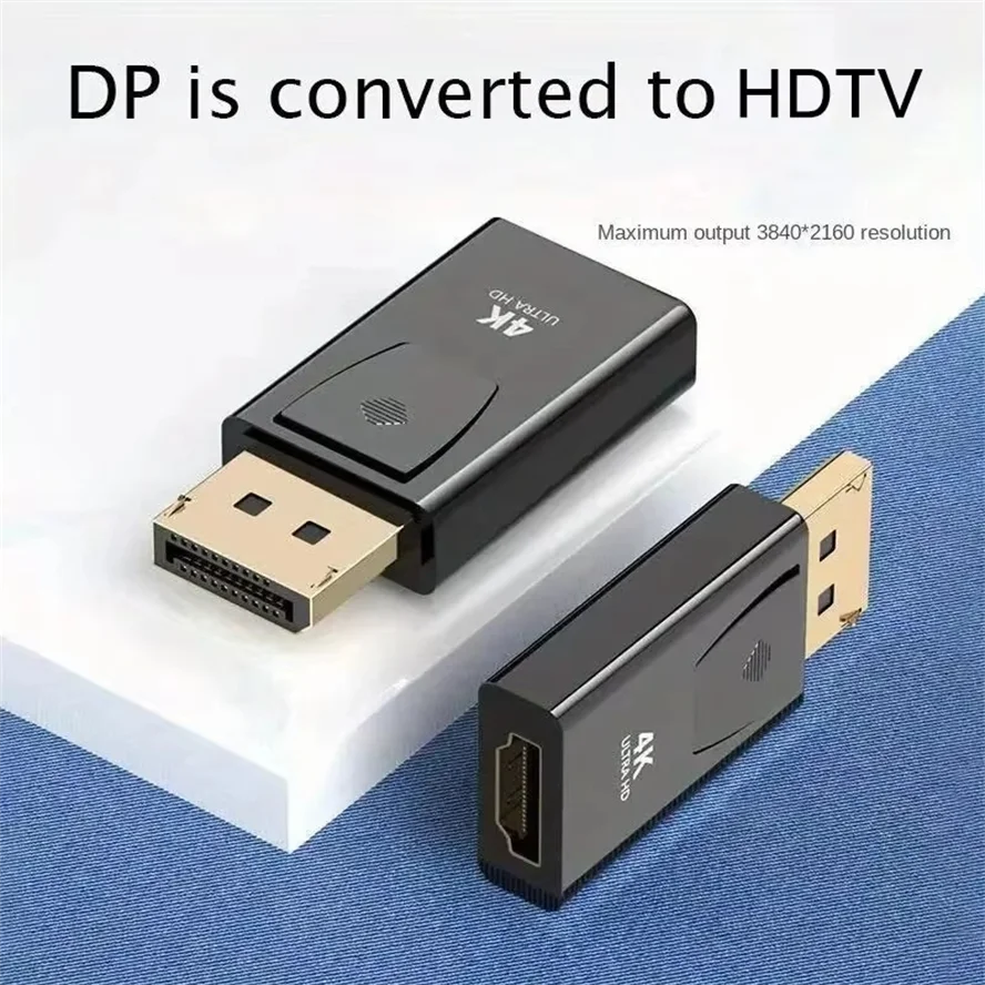 4K DP DisplayPort to HDMI-compatible Adapter Converter Display Port DP to HDMI-compatible HDTV Adapter Video Audio PC Laptop
4K DP DisplayPort to HDMI-compatible Adapter Converter Display Port DP to HDMI-compatible HDTV Adapter Video Audio PC Laptop