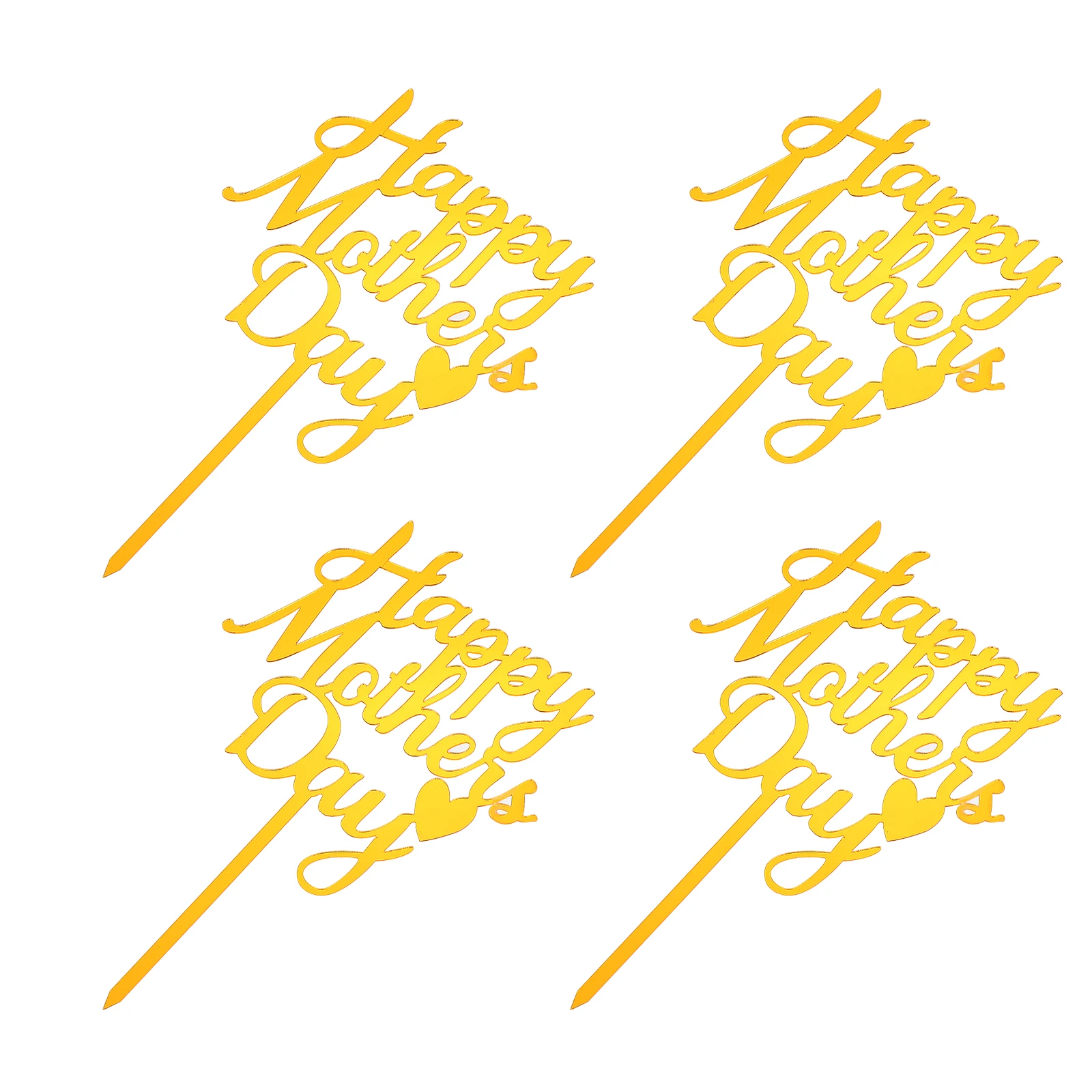 20 Pcs Cake Decoration Acrylic Toppers Reusable Mother's Day Party Cupcake Pick Dessert Food Decor Accessories
20 Pcs Cake Decoration Acrylic Toppers Reusable Mother's Day Party Cupcake Pick Dessert Food Decor Accessories