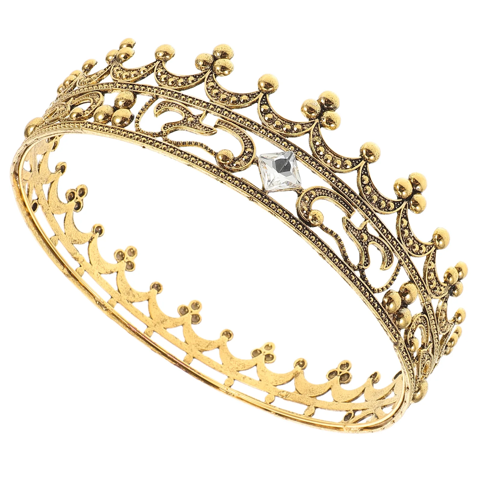 Exquisite Crown Hair Accessories Birthday Party Costume Rhinestones Adjustable Size Comfortable Golden Alloy Adult
Exquisite Crown Hair Accessories Birthday Party Costume Rhinestones Adjustable Size Comfortable Golden Alloy Adult