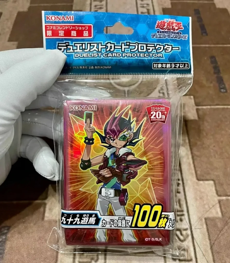 100Pcs Yugioh Master Duel Monsters 20th ANNIVERSARY Yuma Tsukumo Collection Official Sealed Duelist Card Protector Sleeves
100Pcs Yugioh Master Duel Monsters 20th ANNIVERSARY Yuma Tsukumo Collection Official Sealed Duelist Card Protector Sleeves