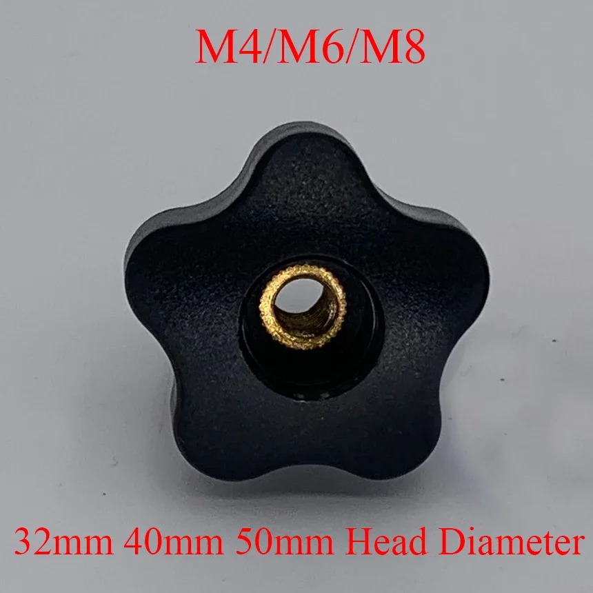 M4 M6 M8 Female Thread 32mm 40mm 50mm Head Diameter Torx Five Star Screw On Through Hole Grip Handle Clamping Knob Thumb Nut
M4 M6 M8 Female Thread 32mm 40mm 50mm Head Diameter Torx Five Star Screw On Through Hole Grip Handle Clamping Knob Thumb Nut
