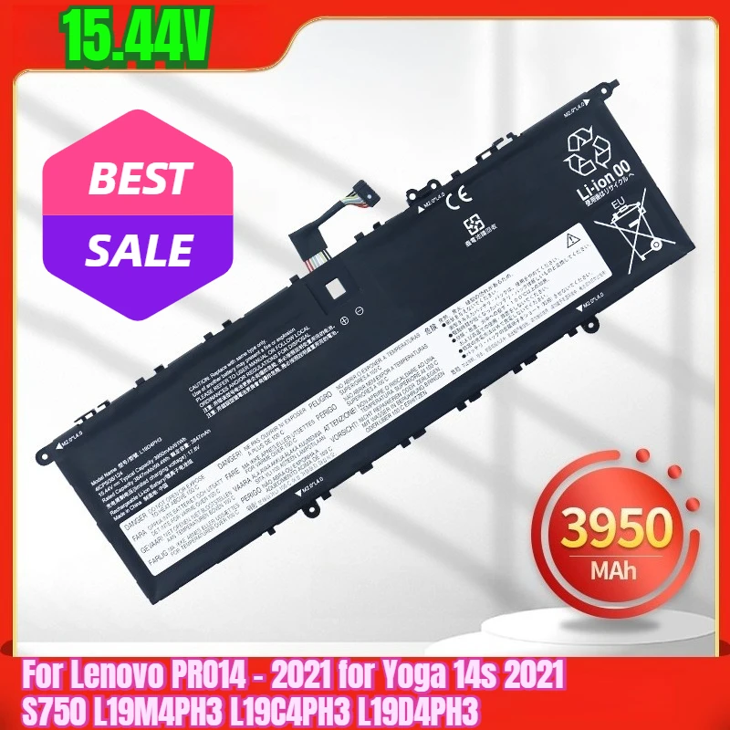 15.44V 3950mAh Laptop Batteries for Lenovo PRO14 - 2021 for Yoga 14s 2021 S750 L19M4PH3 L19C4PH3 L19D4PH3
15.44V 3950mAh Laptop Batteries for Lenovo PRO14 - 2021 for Yoga 14s 2021 S750 L19M4PH3 L19C4PH3 L19D4PH3