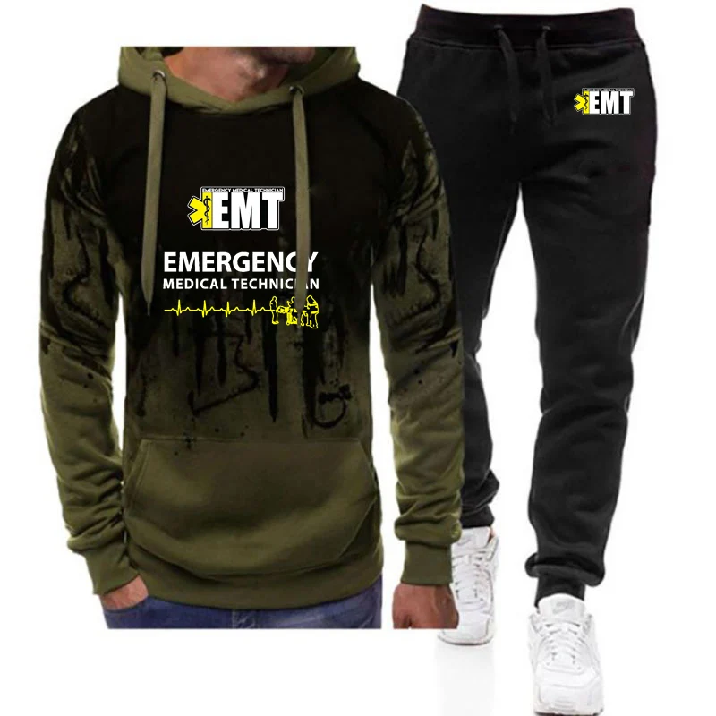 EMT Emergency Medical Technician Medic Rescue Весна Осень Мужской костюм из 2 предметов Толстовка с капюшоном + спортивный костюм Брюки Одежда для фитнеса
EMT Emergency Medical Technician Medic Rescue Весна Осень Мужской костюм из 2 предметов Толстовка с капюшоном + спортивный костюм Брюки Одежда для фитнеса