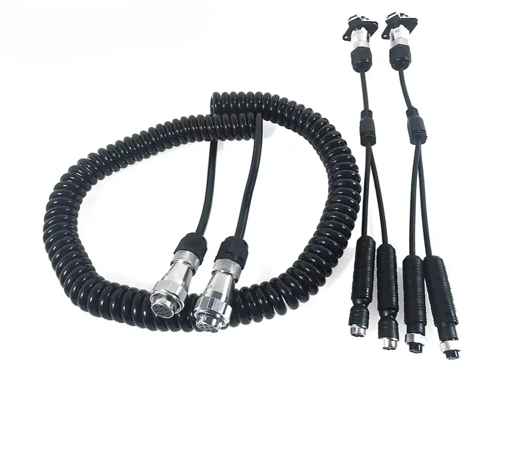 overseas wholesale 5m copper video monitoring spring line 2 channel male and female plug shield wire high temperature
overseas wholesale 5m copper video monitoring spring line 2 channel male and female plug shield wire high temperature