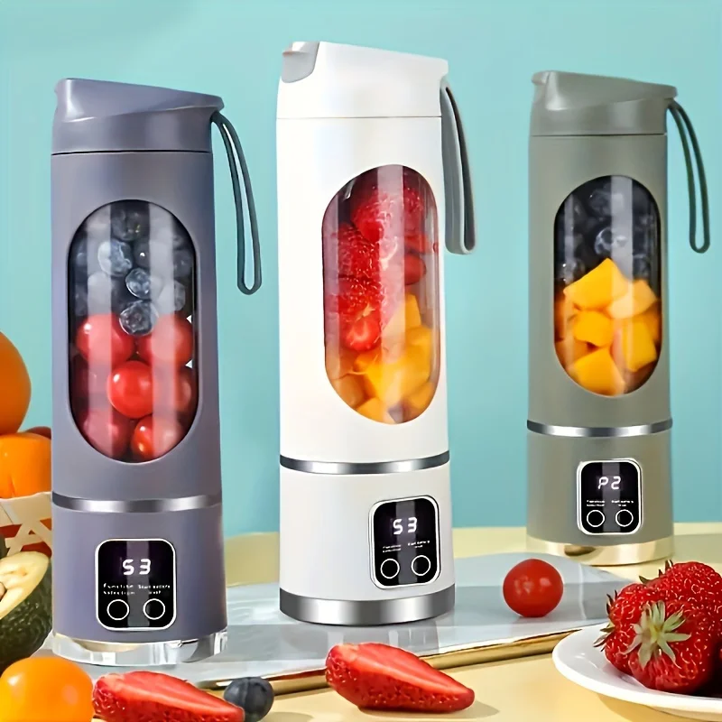 Portable USB-Rechargeable Blender & Juicer - Easy Clean, Perfect for Fruit & Vegetable Drinks, Milkshakes - 10.14oz to 16.91oz
Portable USB-Rechargeable Blender & Juicer - Easy Clean, Perfect for Fruit & Vegetable Drinks, Milkshakes - 10.14oz to 16.91oz