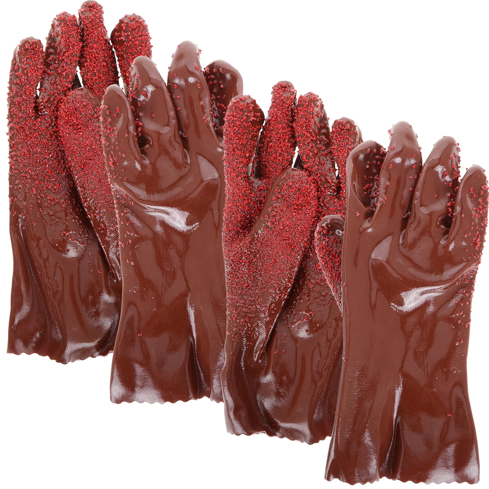 2pcs Heavy Dutypvc Reusable Waterproof Snake Shape Plumbers Work Gloves For Drain Sewer Plumbing Tool Utility
2pcs Heavy Dutypvc Reusable Waterproof Snake Shape Plumbers Work Gloves For Drain Sewer Plumbing Tool Utility