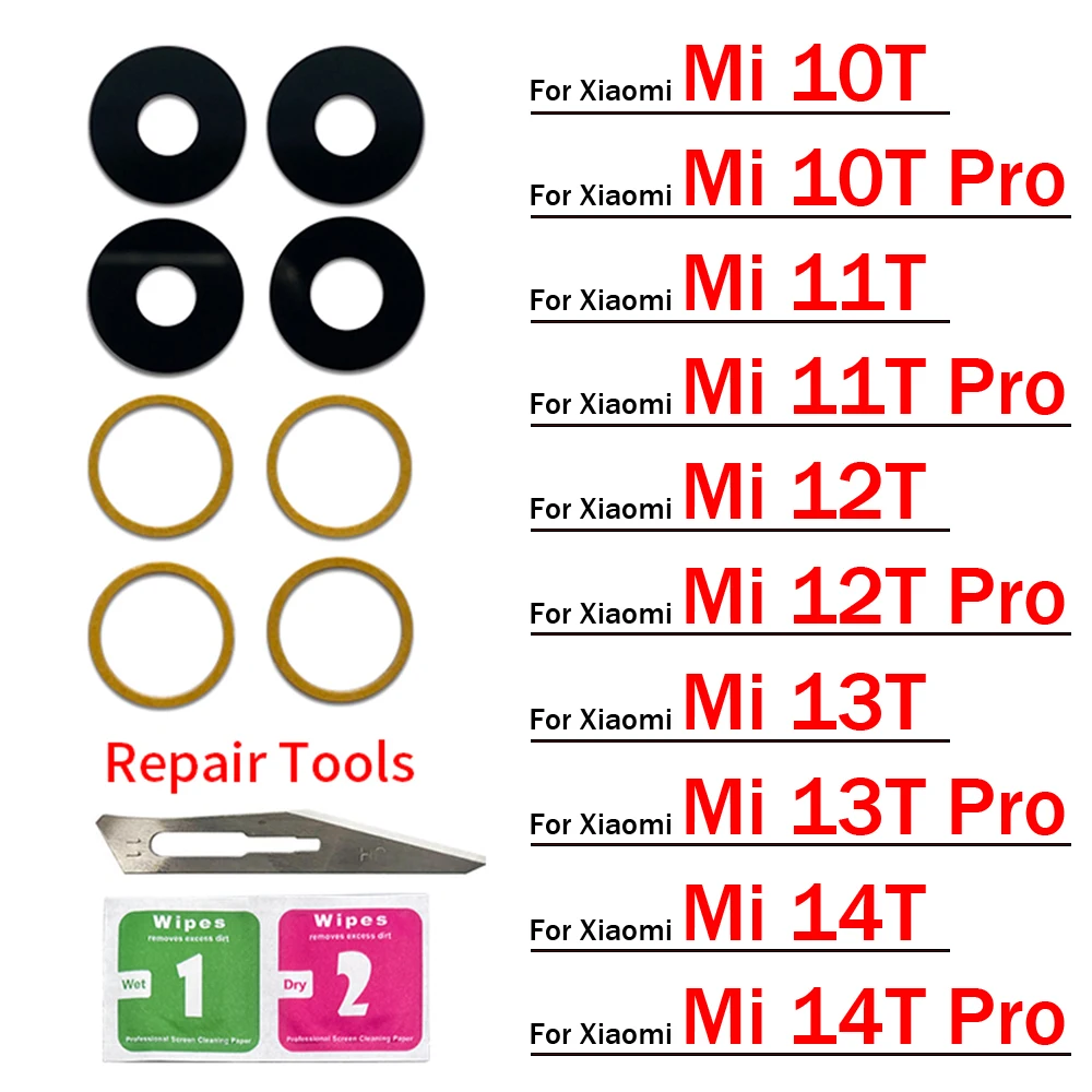 New Camera Glass For Xiaomi Mi 10T 11T 12T 13T 14T Pro Rear Back Camera glass Lens With Glue Adhesive
New Camera Glass For Xiaomi Mi 10T 11T 12T 13T 14T Pro Rear Back Camera glass Lens With Glue Adhesive