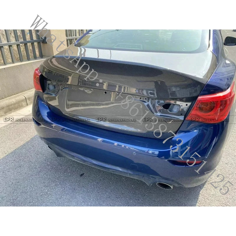 Suitable Q50 V37 (2016–2020) – EPA-Style Carbon Rear Spoiler Trunk Lid Mod
Suitable Q50 V37 (2016–2020) – EPA-Style Carbon Rear Spoiler Trunk Lid Mod