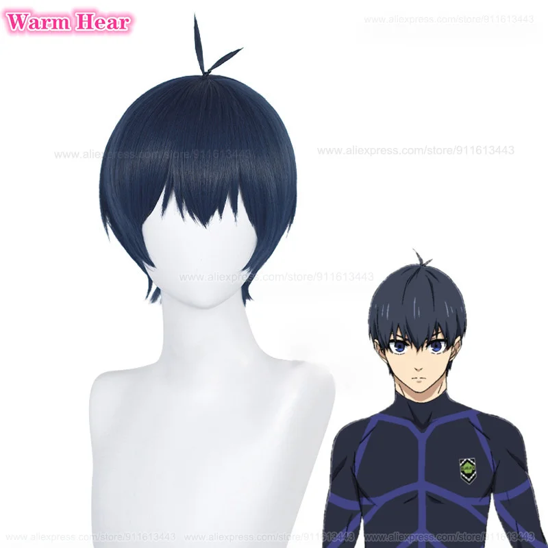 Isagi Yoichi Cosplay Wig Anime Short 28cm Dark Blue New Wig Cosplay Anime Heat Resistant Synthetic Party Wigs +Wig Cap
Isagi Yoichi Cosplay Wig Anime Short 28cm Dark Blue New Wig Cosplay Anime Heat Resistant Synthetic Party Wigs +Wig Cap