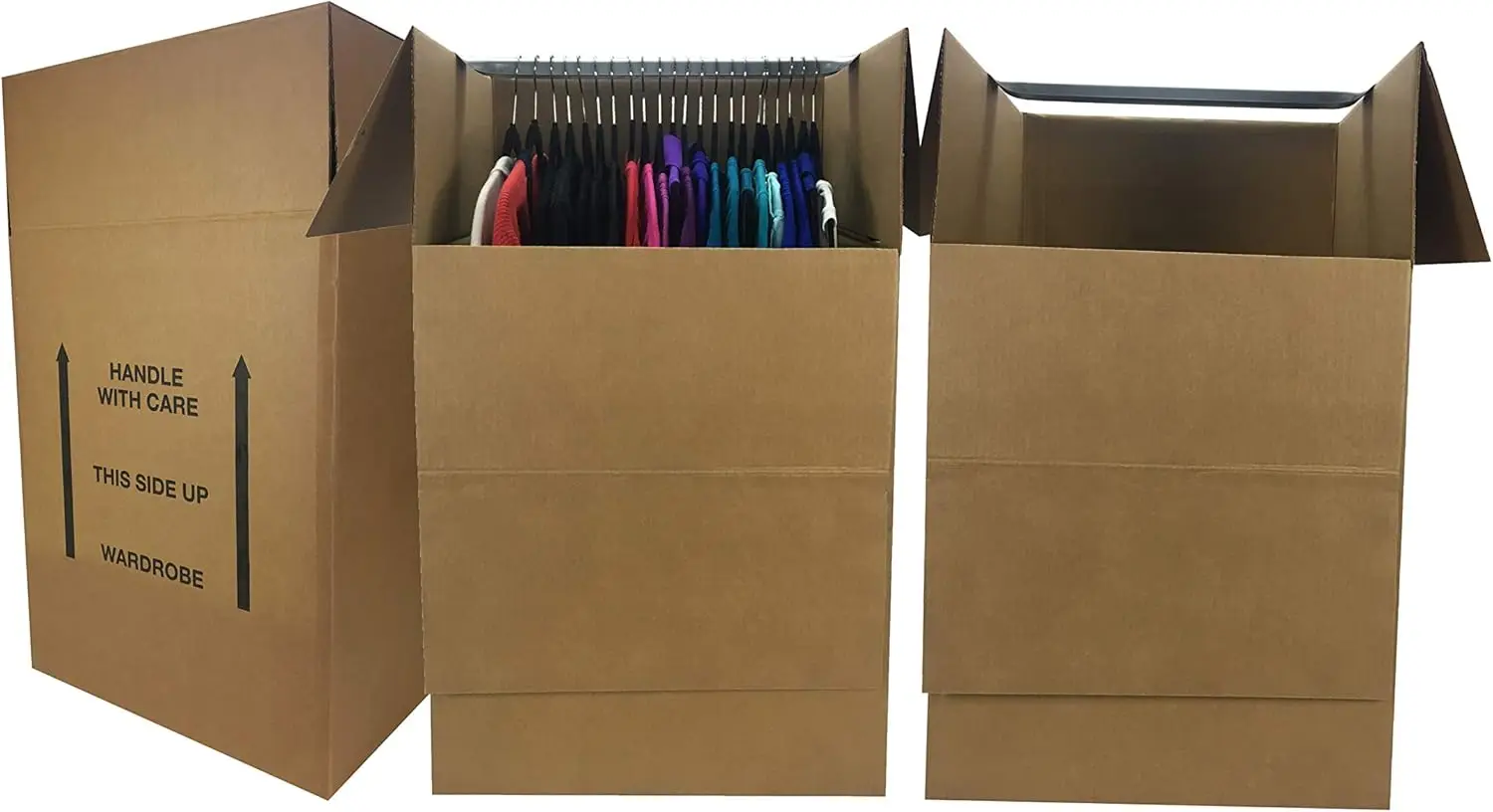 Large Wardrobe Moving Boxes 24x24x40 Inches, Pack of 3 - Heavy-Duty Storage for Easy Relocation
Large Wardrobe Moving Boxes 24x24x40 Inches, Pack of 3 - Heavy-Duty Storage for Easy Relocation