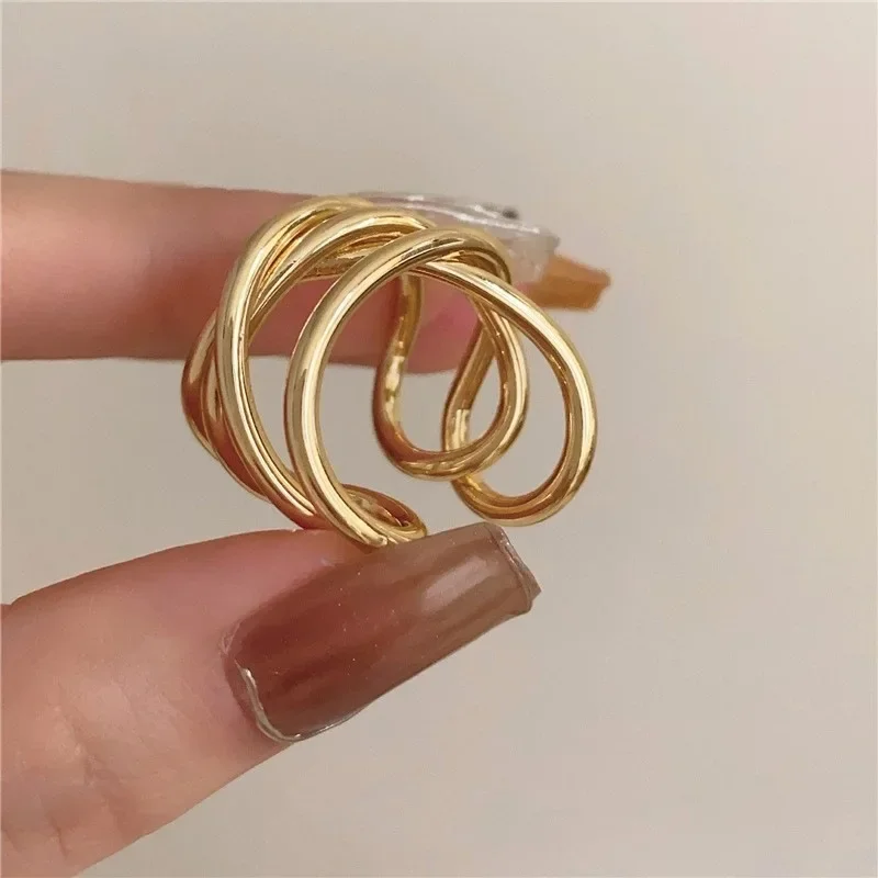 925 Sterling Silver Chic Geometric Line Cross Adjustable Opening Rings for Women Fine Jewelry Minimalist Accessories
925 Sterling Silver Chic Geometric Line Cross Adjustable Opening Rings for Women Fine Jewelry Minimalist Accessories