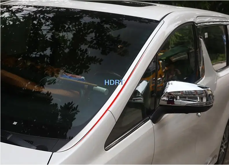 For Toyota alphard 2015-2021 Car 2pcs Stainless steel Glass moulding windshield trim strip front face modification accessories
For Toyota alphard 2015-2021 Car 2pcs Stainless steel Glass moulding windshield trim strip front face modification accessories