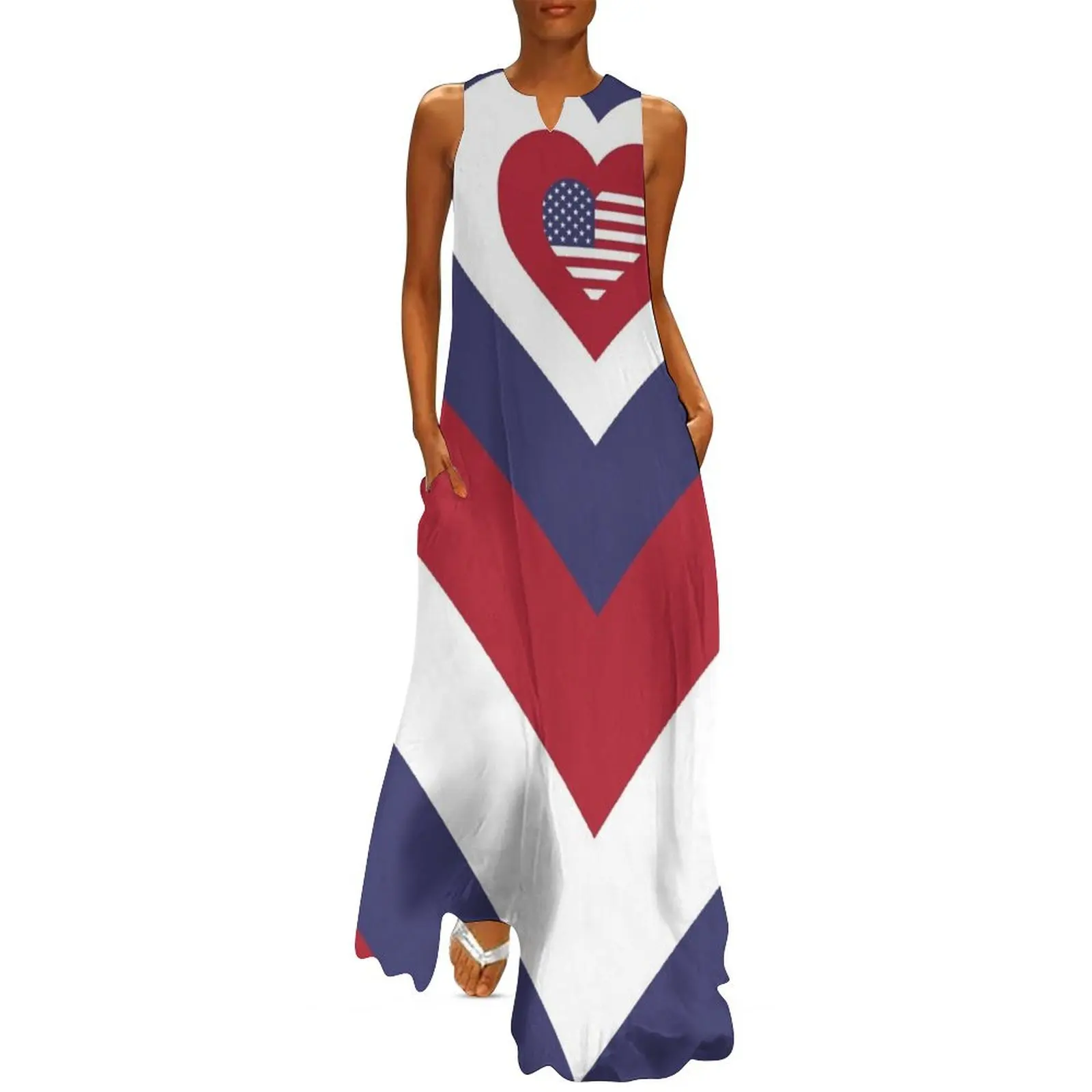 American Flag Heart Long Dress birthday dress for women luxury 2025 summer women's dress 2025 women dresses
American Flag Heart Long Dress birthday dress for women luxury 2025 summer women's dress 2025 women dresses