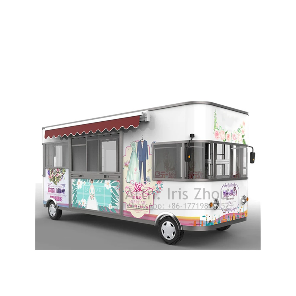 Size Customized Logo Printing Multifunctional Electric Vending cart/vehicle/truck/bus For Clothes
Size Customized Logo Printing Multifunctional Electric Vending cart/vehicle/truck/bus For Clothes