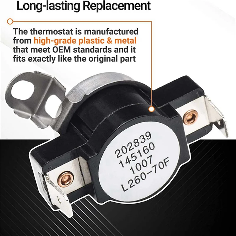 3204267 Запасная часть термостата сушильной машины для сушилки Frigidaire Kenmore Electrolux — заменяет 508516 73204267 АП 213147 ГОРЯЧИЙ 
3204267 Запасная часть термостата сушильной машины для сушилки Frigidaire Kenmore Electrolux — заменяет 508516 73204267 АП 213147 ГОРЯЧИЙ