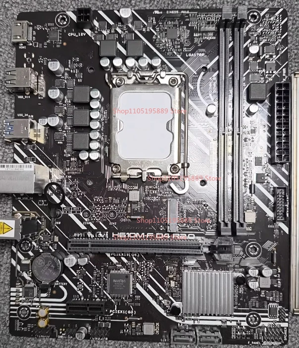 For ASUS PRIME H610M-F D4 R2.0 Main Board, Support LGA1700 Interface, DDR4 Memory, M.2 Interface
For ASUS PRIME H610M-F D4 R2.0 Main Board, Support LGA1700 Interface, DDR4 Memory, M.2 Interface