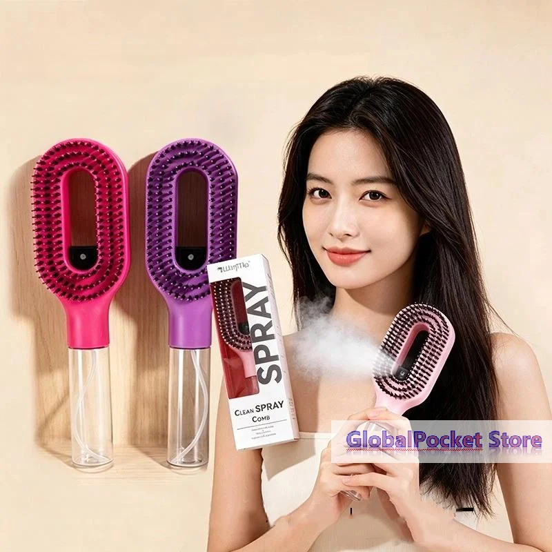1Pcs Spray Hair Brush Refillable Liquid Water Spray Paddle Comb Anti Static Soft Bristle Hair Styling Massage Comb For Home
1Pcs Spray Hair Brush Refillable Liquid Water Spray Paddle Comb Anti Static Soft Bristle Hair Styling Massage Comb For Home
