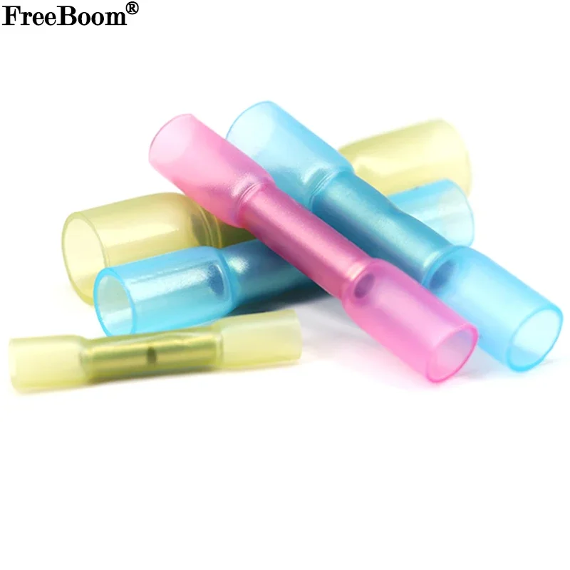 Heat Shrinkable Cable Terminal Tube BHT0.5 BHT1.25 BHT2 BHT5 for AWG22-10 Waterproof Butt Crimp Copper Insulated Connector
Heat Shrinkable Cable Terminal Tube BHT0.5 BHT1.25 BHT2 BHT5 for AWG22-10 Waterproof Butt Crimp Copper Insulated Connector