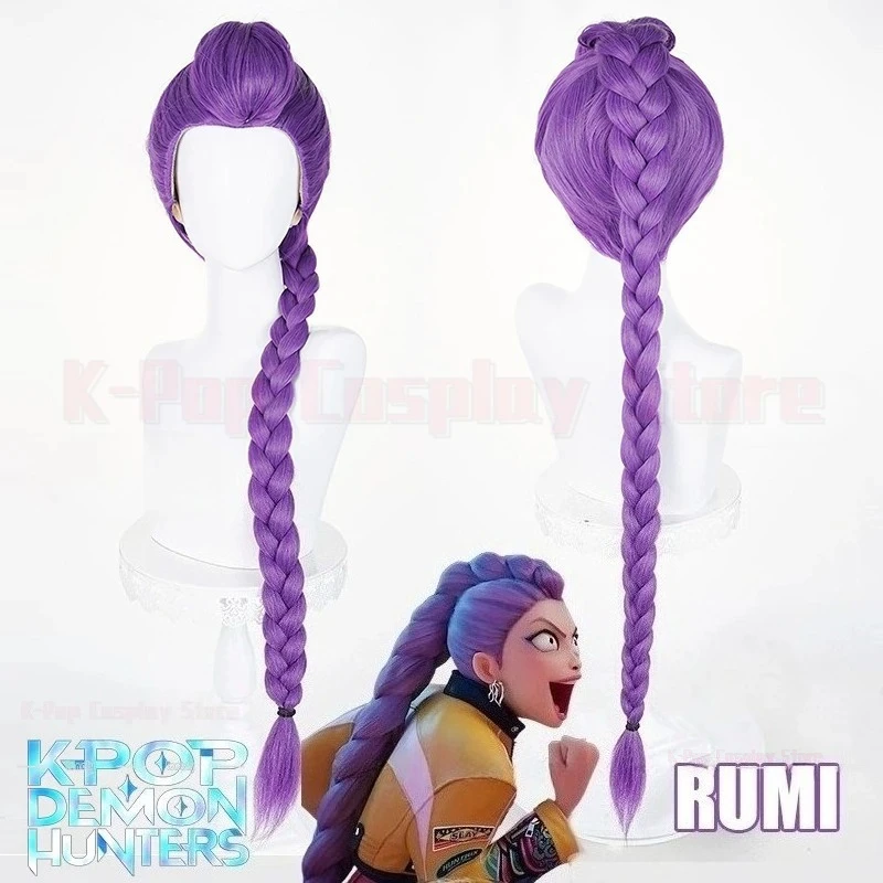 Anime KPop Demon Hunters Rumi Cosplay Wig Long Purple Braid Wigs For Women Girls Huntrix Vocal Mira Zoey Festival Carnival Party
Anime KPop Demon Hunters Rumi Cosplay Wig Long Purple Braid Wigs For Women Girls Huntrix Vocal Mira Zoey Festival Carnival Party