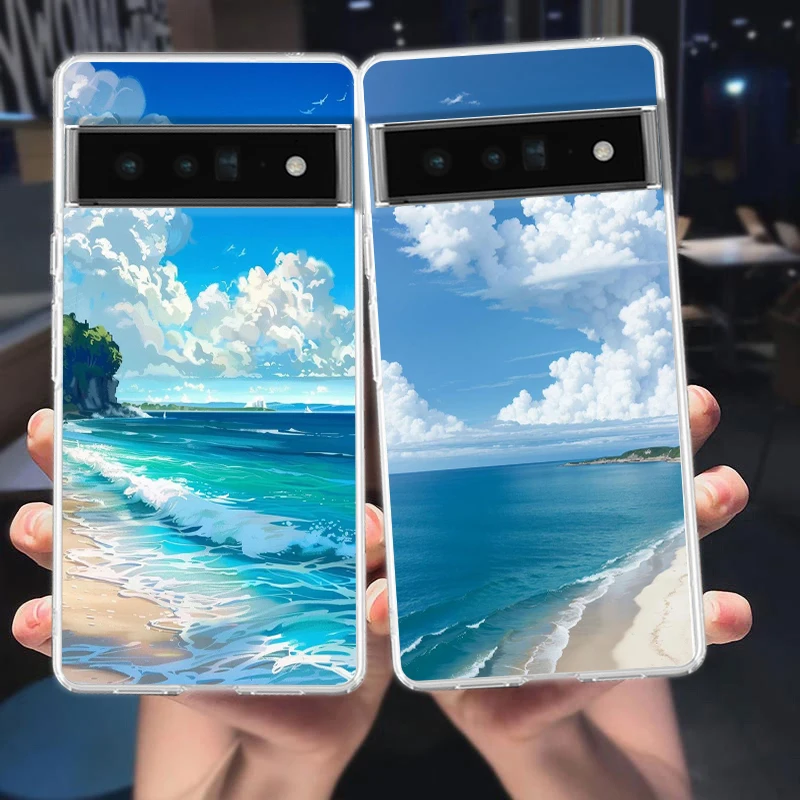 Summer Sky Transparent Phone Case For Google Pixel 9 8 7 Pro 8A 7A 6A 6 Pro XL 5 4 5A 4A 3A 5G Soft TPU Clear Cover
Summer Sky Transparent Phone Case For Google Pixel 9 8 7 Pro 8A 7A 6A 6 Pro XL 5 4 5A 4A 3A 5G Soft TPU Clear Cover