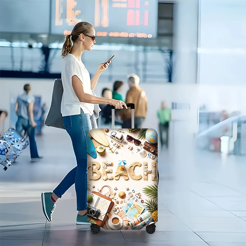 1PC Beach-Themed Printed Luggage Cover for 20 – 32-Inch Luggage; Dust and Elastic Travel Accessories to Protect Your Luggage
1PC Beach-Themed Printed Luggage Cover for 20 – 32-Inch Luggage; Dust and Elastic Travel Accessories to Protect Your Luggage