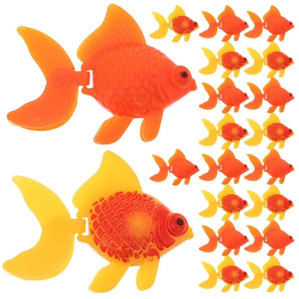 20 Pcs Artificial Goldfish Bowl Realistic Fake for Tank Model Kids Shower Toys Ornament
20 Pcs Artificial Goldfish Bowl Realistic Fake for Tank Model Kids Shower Toys Ornament