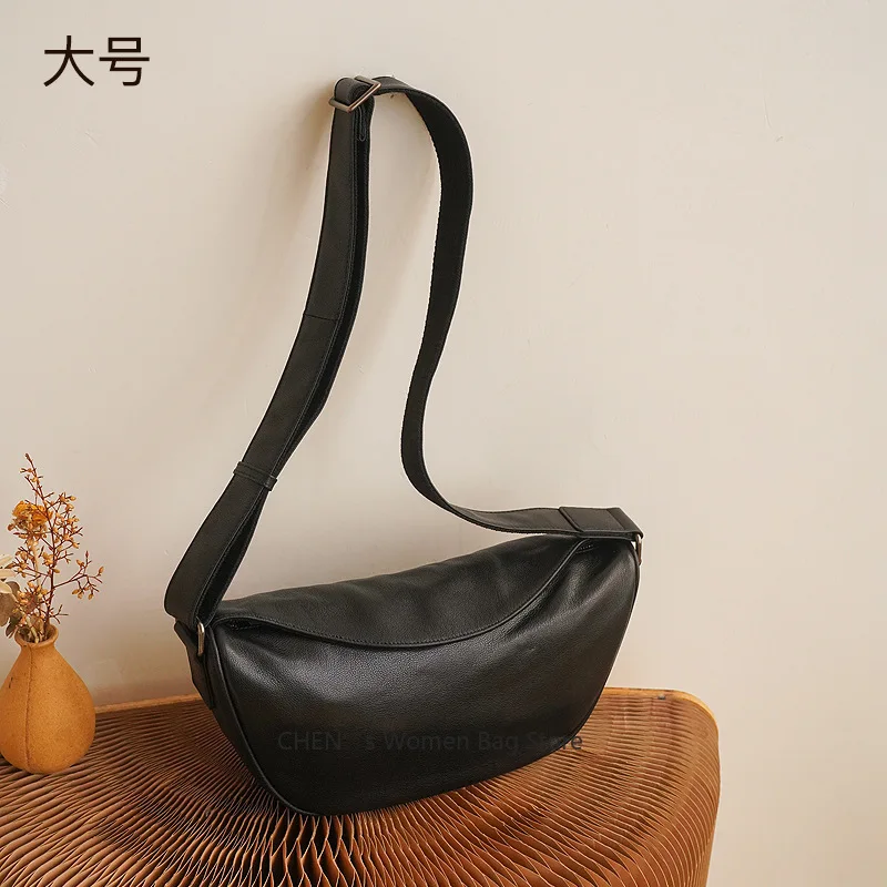Vintage Genuine Leather High-End Feel Dumpling Bag Women's Large Capacity Cow Leather Casual Commuting Crossbody Bag
Vintage Genuine Leather High-End Feel Dumpling Bag Women's Large Capacity Cow Leather Casual Commuting Crossbody Bag