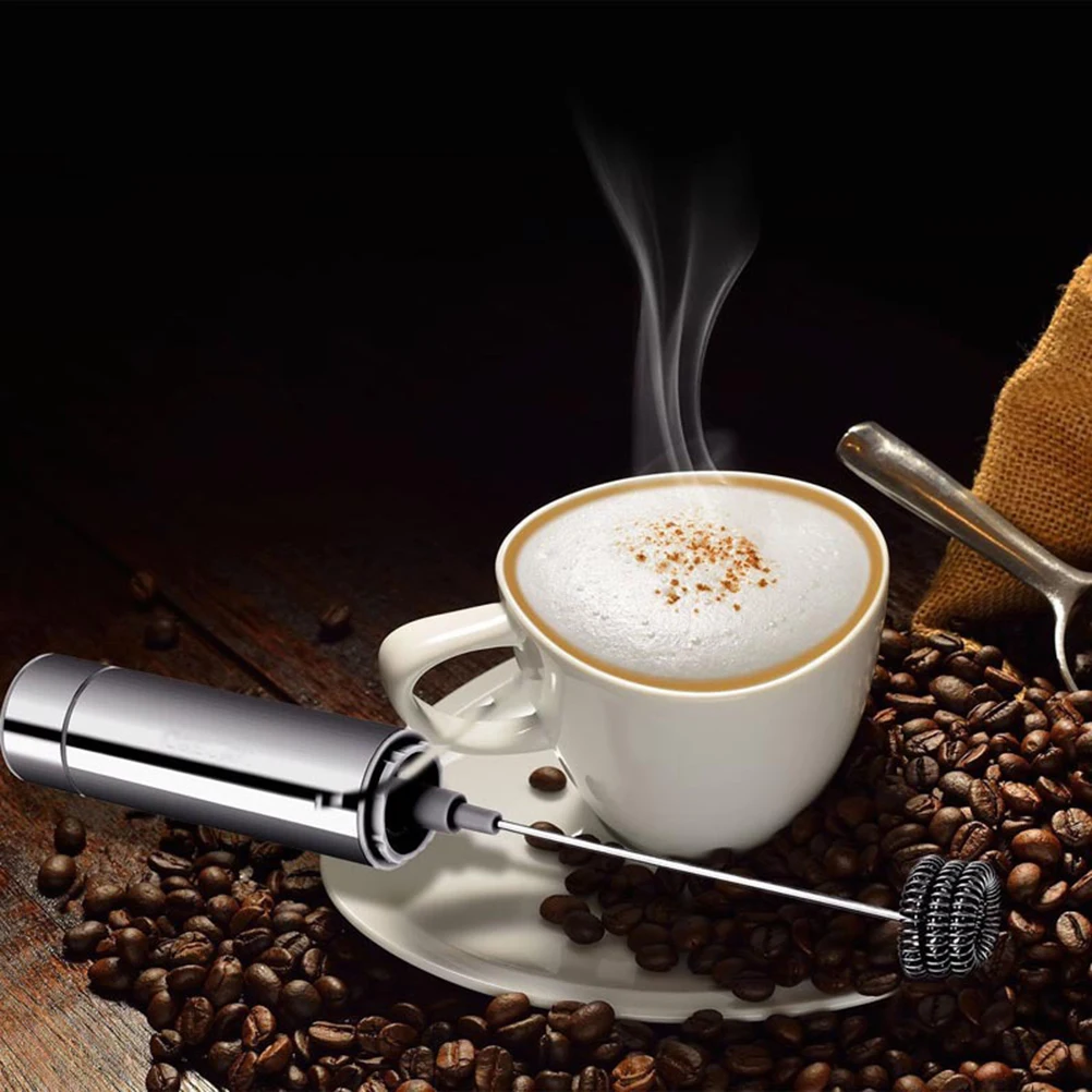 Stainless Steel Electric Milk Frother 3 Layer Spring Wires Handheld Coffee Mixer Portable Low Noise Foamer For Home Kitchen
Stainless Steel Electric Milk Frother 3 Layer Spring Wires Handheld Coffee Mixer Portable Low Noise Foamer For Home Kitchen