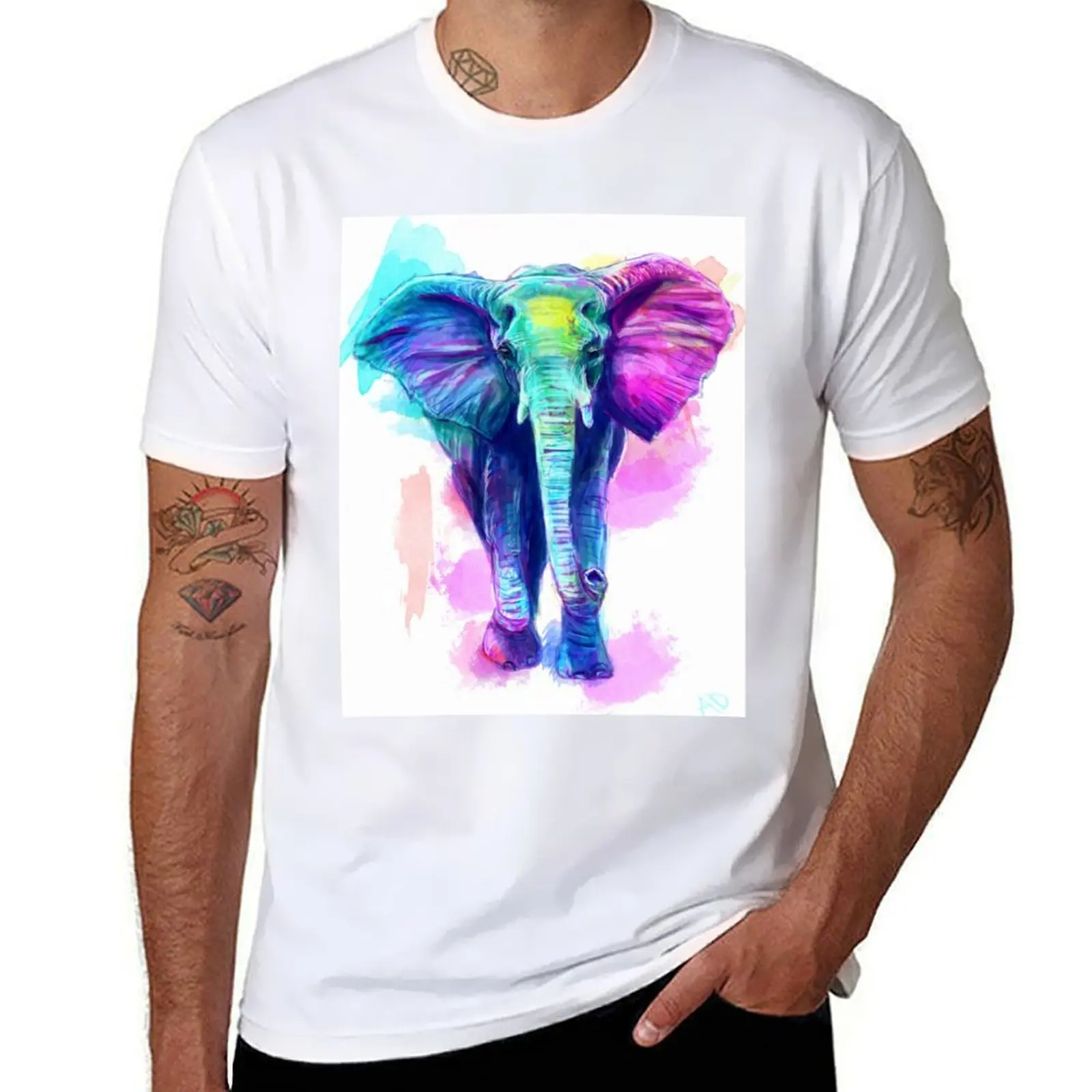 Watercolour Elephant T-Shirt t shirt man designer anime t shirts oversize T-Shirt
Watercolour Elephant T-Shirt t shirt man designer anime t shirts oversize T-Shirt